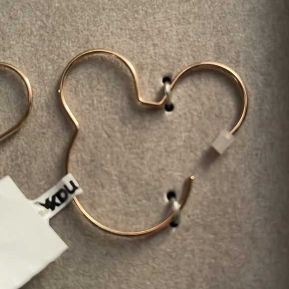 Mickey Mouse gold earrings - Picture 2 of 5
